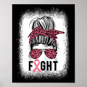 Poster Cancer du sein Soutien du ruban rose Cancer du sei