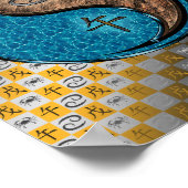 Poster Cancer & Earth Horse (Coin)