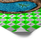 Poster Cancer et chèvre terrestre (Coin)