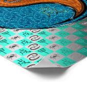 Poster Cancer et chien de bois (Coin)