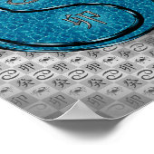 Poster Cancer et lapin d'eau (Coin)