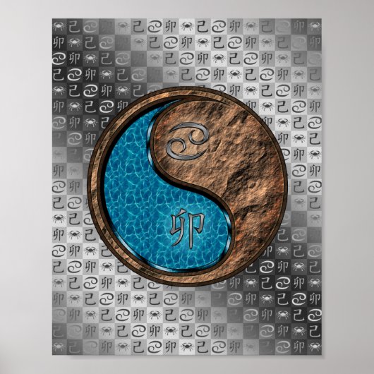 Poster Cancer et lapin terrestre (Devant)