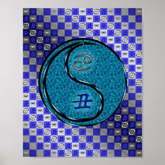 Poster Cancer et ox d'eau (Devant)