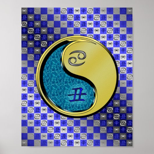 Poster Cancer et oxe métallique (Devant)