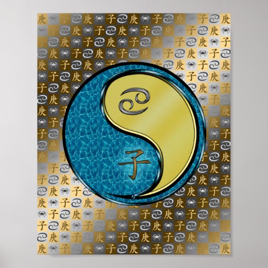 Poster Cancer et rat métallique (Devant)