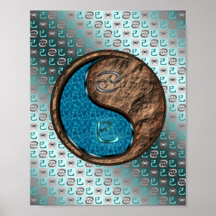 Poster Cancer et serpent de la Terre