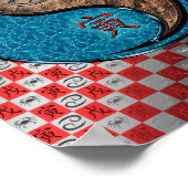 Poster Cancer et tigre terrestre (Coin)