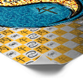 Poster Cancer & Fire Horse (Coin)