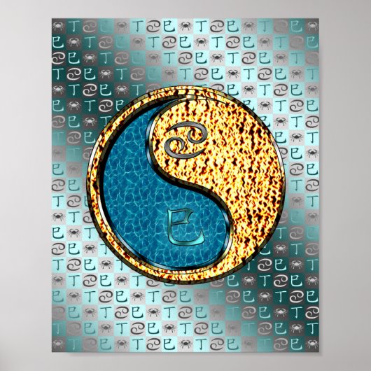 Poster Cancer & Fire Snake (Devant)