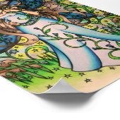 Poster Cancer LuneEnfant Fée déesse (Coin)