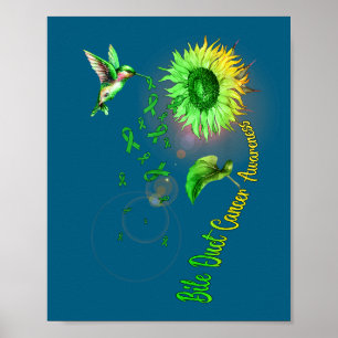 Poster Cancer minimal des canaux biliaires Colibri tourne
