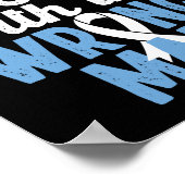 Poster Cancer Mis Au Courant Avec Le Mauvais Cancer Du Po (Coin)