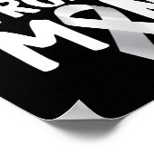 Poster Cancer Mis Au Courant Avec Le Mauvais Cancer Du Po (Coin)