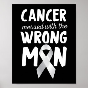 Poster Cancer Mis Au Courant Avec Le Mauvais Cancer Du Po