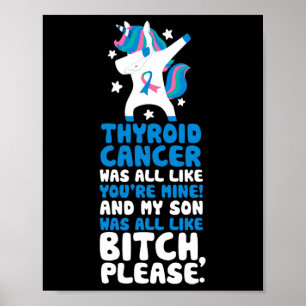 Poster Cancer Mon Fils S'Il Vous Plaît Citer Unicorn