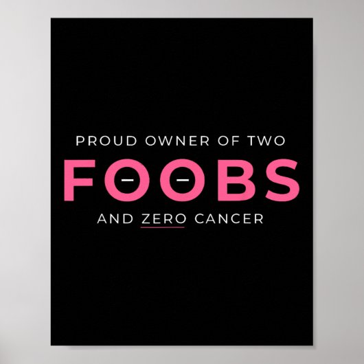 Poster Cancer Reconstruction Mastectomie Fière Propriétai (Devant)