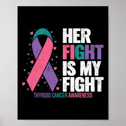 Poster Cancer Son combat Ma lutte contre le cancer du thy (Devant)