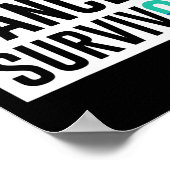 Poster Cancer Survivant 3 (Coin)