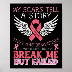 Poster Cancer Survivante Ma voiture Raconter l'histoire F