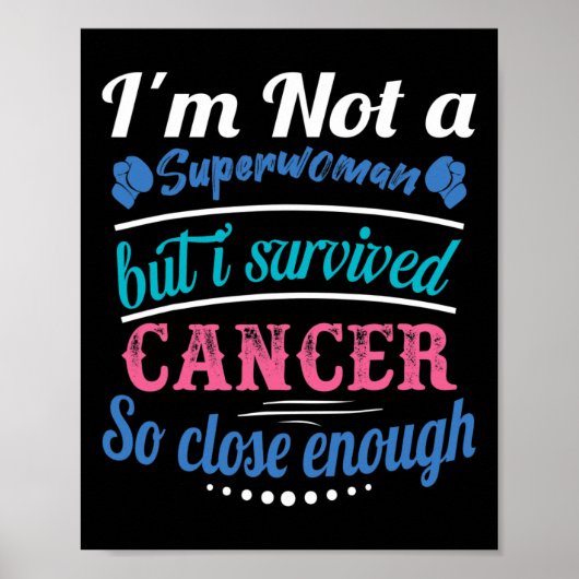 Poster Cancer Thyroïde Cancer Survivant (Devant)