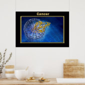 Poster Cancer Zodiac Astrologie (Cuisine)