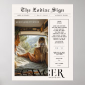 Poster Cancer | Zodiac Astrologie Photo Journal (Devant)