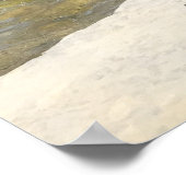 Poster Cancun Mexico Beach Rocky Ocean Waves Carte postal (Coin)