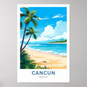 Poster Cancun Mexico Travel Imprimer (Devant)