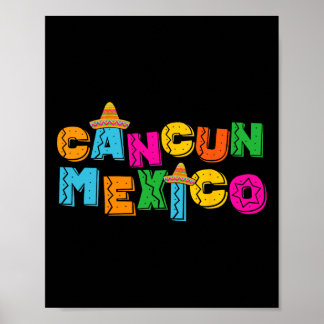 Poster Cancun Mexique 
