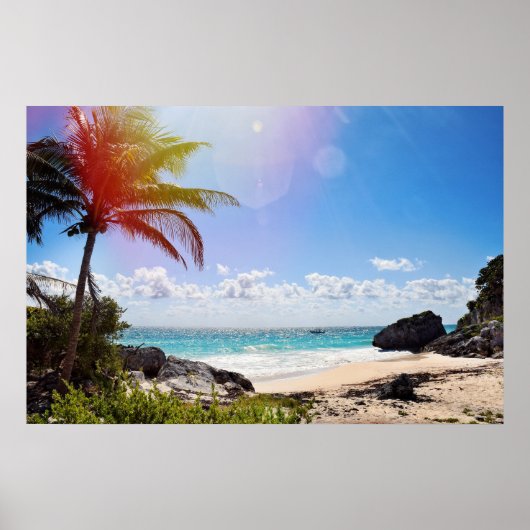 Poster Cancun Mexique (Devant)