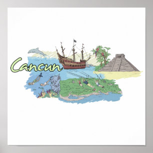 Poster Cancun - Mexique.png