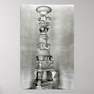Poster Candelabra conçu par Piranesi sur la base