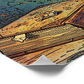 Poster Candelabra et Rose Still Life (Coin)