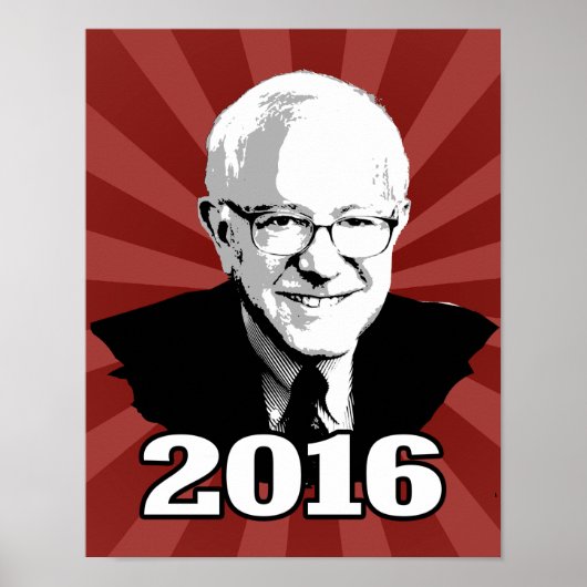 Poster Candidat BERNIE SANDERS 2016 (Devant)
