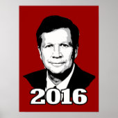 POSTER CANDIDAT JOHN KASICH 2016 (Devant)