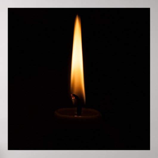 Poster Candle Flame 2 (Devant)