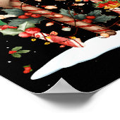 Poster Candy Cane Crew Christmas Elf Hat Santa Holiday De (Coin)