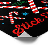 Poster Candy Cane Crew We Stick Together Christmas Costum (Coin)
