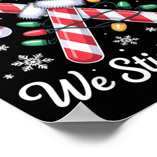 Poster Candy Cane Squad Cute Christmas Matching Design  (Coin)