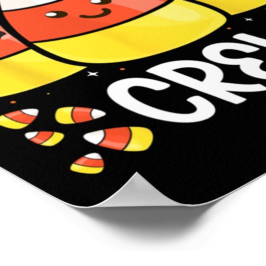 Poster Candy Corn Crew Halloween Costume Hommes Femmes Am (Coin)