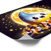 Poster Candy Corn Cutie - Halloween Character Art (Coin)