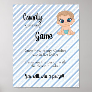 Poster Candy Devant Jeu Baby Boy