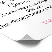 Poster Candy Devant Jeu Baby shower de fille rose (Coin)