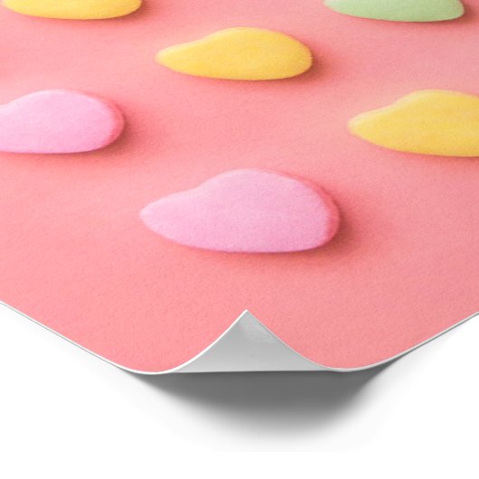 Poster Candy Hearts Portrait (Coin)