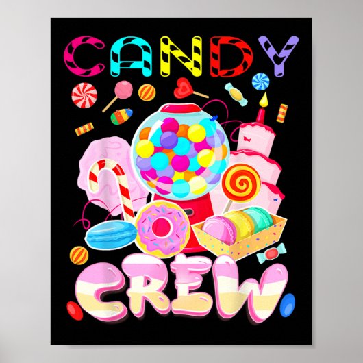 Poster Candy Land Candy Creative Party Halloween Costumes (Devant)