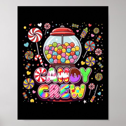 Poster Candy Land Candy Creative Party Halloween Costumes (Devant)
