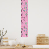 Poster Candy Print Cute Baby Growth Chart (Cuisine)