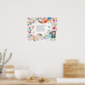 Poster "Candy Store at the Edge of the Galaxy" (Cuisine)