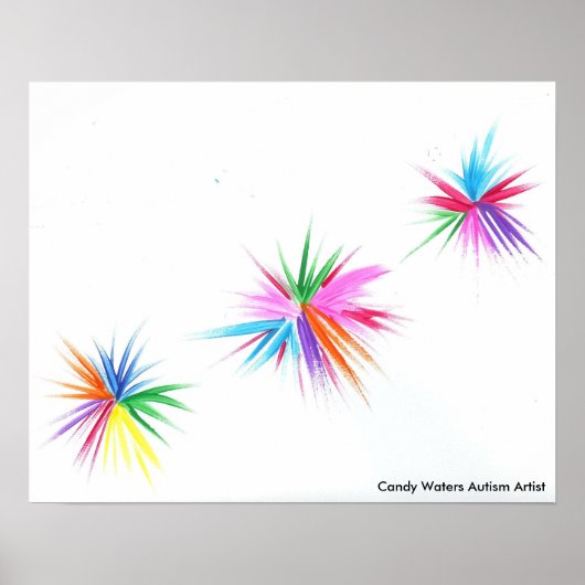 Poster Candy Waters Artiste de l'autisme (Devant)