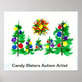 Poster Candy Waters Artiste de l'autisme (Devant)